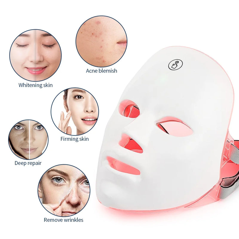 Beauty Instrument Beauty Skin Mask Instrument Seven-color Photon Rejuvenation